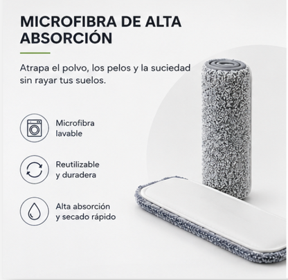 Mopa rectangular con spray